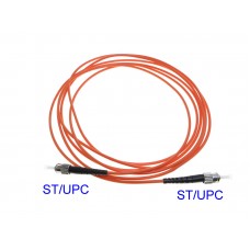 ST/UPC-ST/UPC MM-XX ST-ST多模單芯光纖跳線 ST ST多模單芯光纖跳線3米 ST ST 光纖跳線ST/PC ST/PC MM 62.5/125  3.0mm  3M 電信級 另有50/125